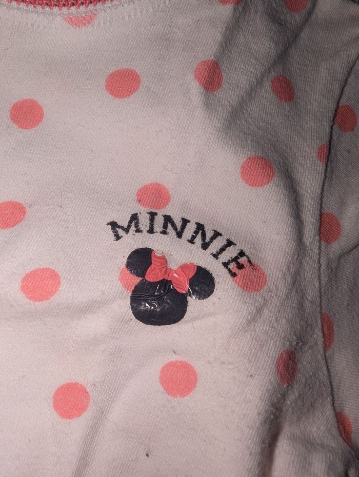 Lot de 2 tshirts MC sous-vêtements Minnie - 4A - Orchestra Disney - photo numéro 3