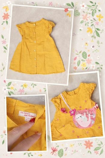 Lot 2 robe pareil au même 6-9 mois 