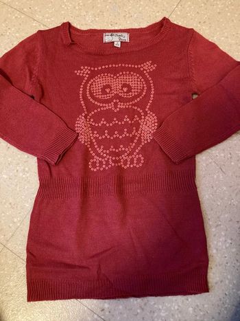 Robe pull motif chouette