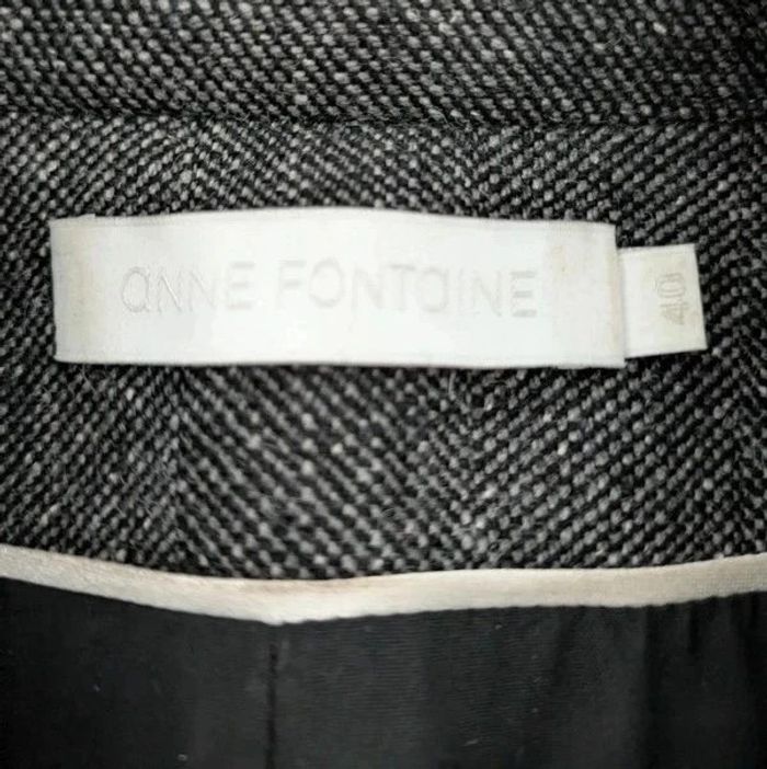 Veste grise et noire - Anne Fontaine - taille 40 - photo numéro 4
