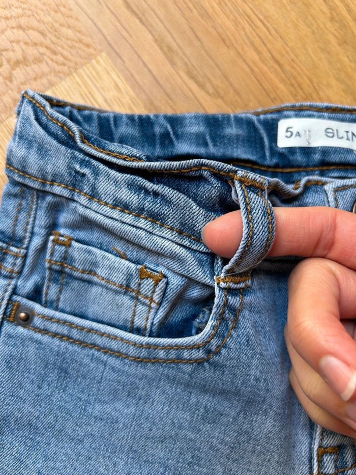 Bermuda short long en jeans délavé garçon Kiabi - photo numéro 6