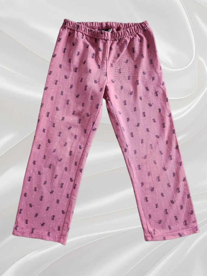 Pyjama 2 pièces chat rose fille 5 ans - photo numéro 5