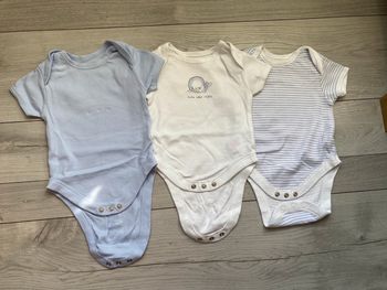 Lot de 3 bodies manches courtes