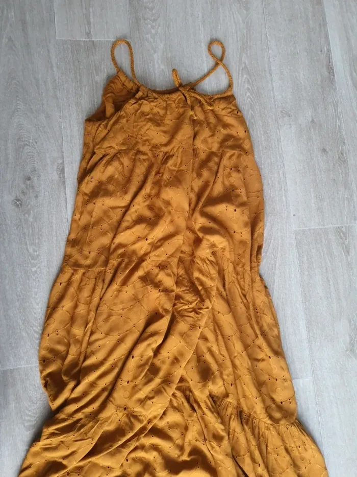 Robe longue marron taille 36 Promod - photo numéro 7