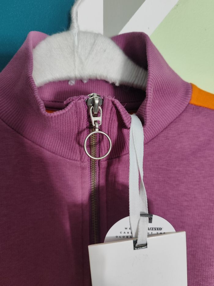 Sweat col zippé RAIZZED NEUF - 6 ans (116cm) - Color-block - photo numéro 4
