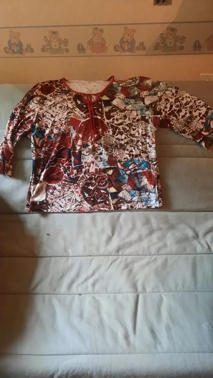 Lot de 2 haut manches 3/4