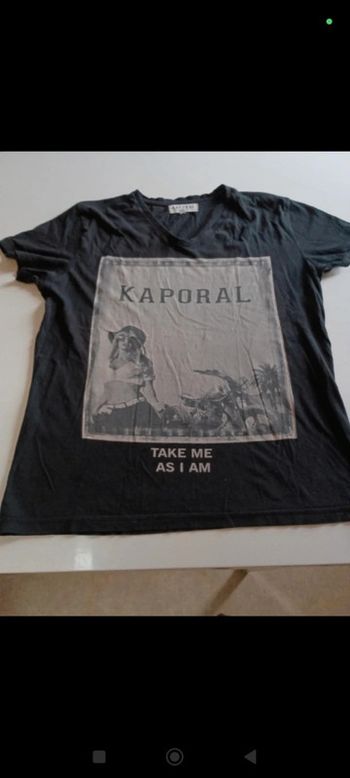 Tee shirt manches courtes homme Kaporal taille L