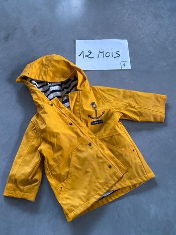 Imperméable manteau bébé 12 mois 