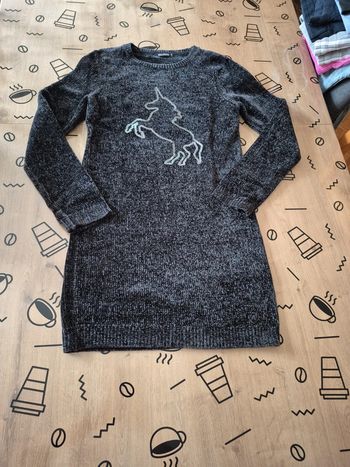 Long pull ou robe motif Licorne 14 ans