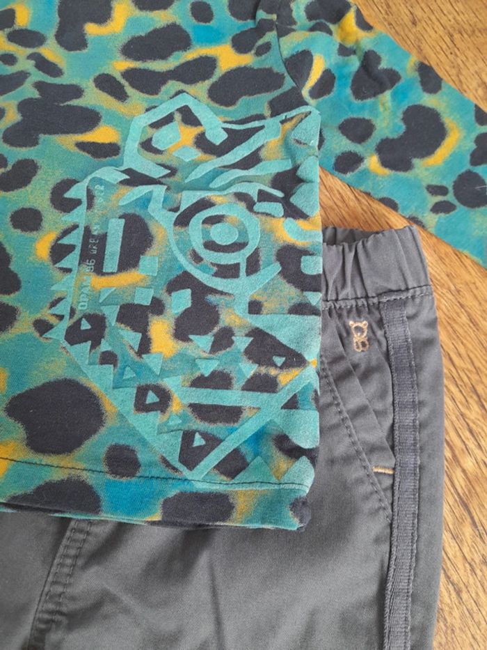 Magnifique ensemble léopard 3pièces neuf 12 mois - photo numéro 4