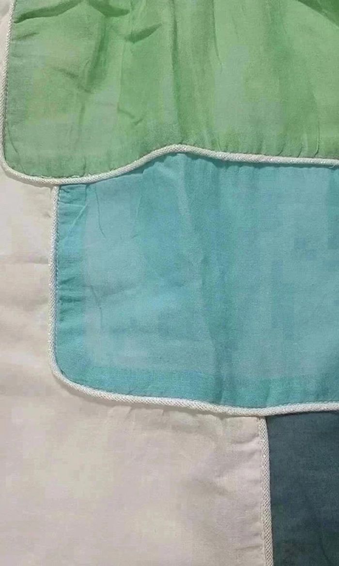 Top à bretelles Promod blanc et vert 38 - photo numéro 4