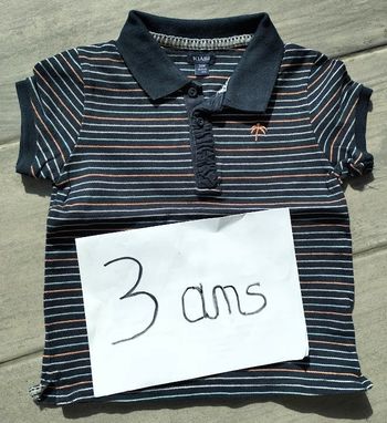 Lot n° 473 Polo manches courtes Kiabi 3 ans
