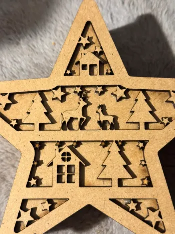 Boite déco motif Noel