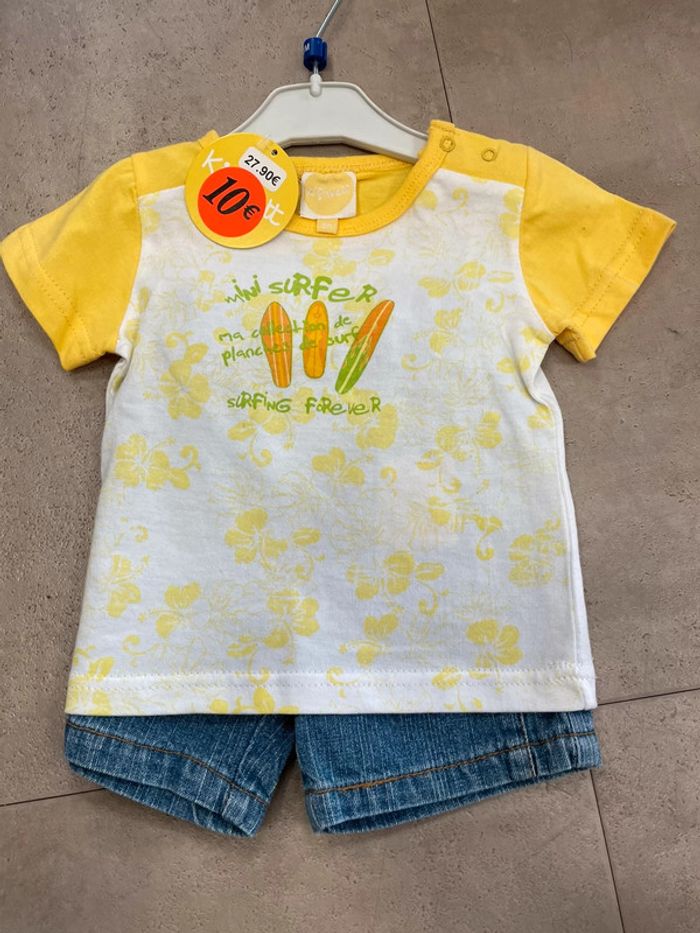 Ensemble garçon Kitiwatt 3 mois