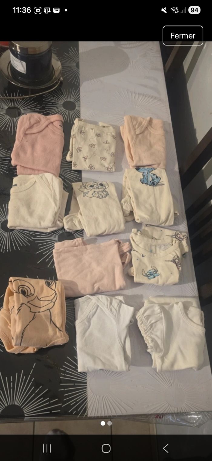 Lot vêtements fille 12 mois - photo numéro 2