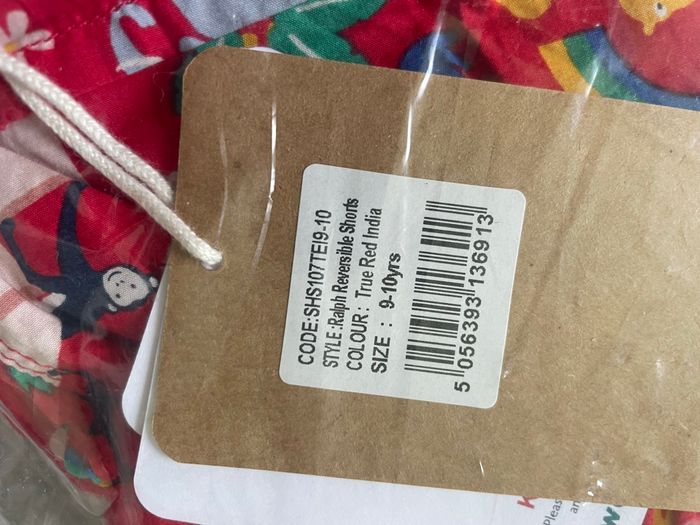Short réversible de la marque Frugi modèle i India Ralph Reversible Shorts taille 9/10ans Neuf dans son emballé d’origine   Frugi - photo numéro 4