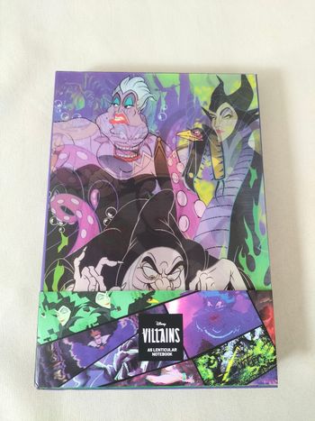 💜 Notebook lenticulaire Villains - Disney - Neuf 💜