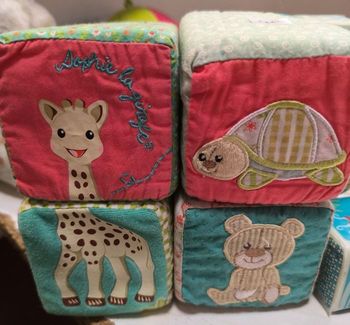 Cubes sensoriels Sophie la Girafe