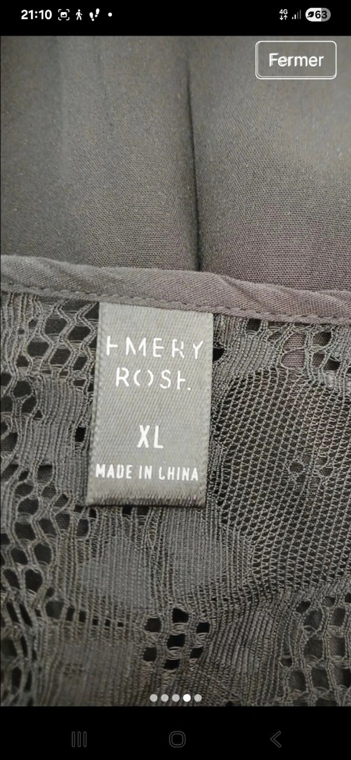 Blouse fluide Taille 42 marque Emery rose - photo numéro 4