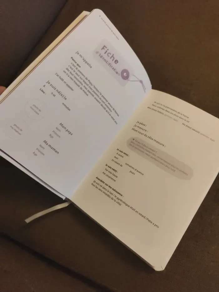 Livre "le p'tit journal de mon bébé" - photo numéro 5