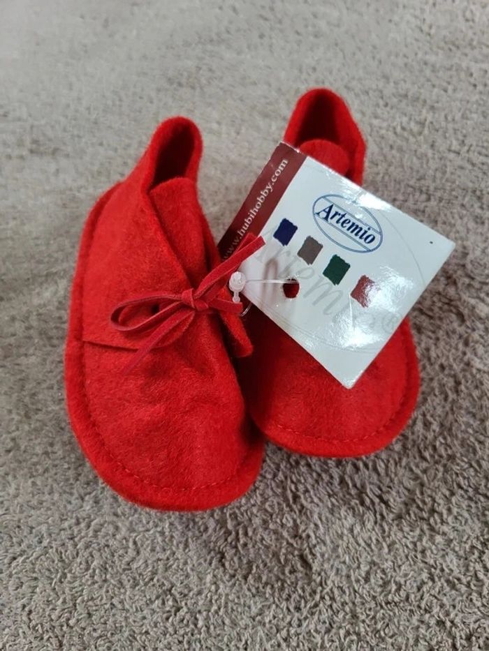 Chaussons en feutrine artemio - photo numéro 3