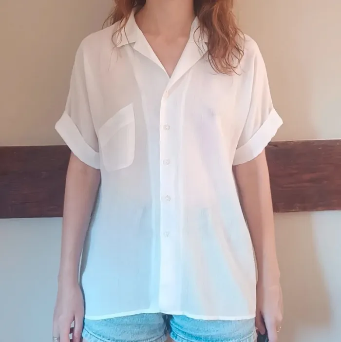 Chemisette blanche Jean Chancel - photo numéro 2