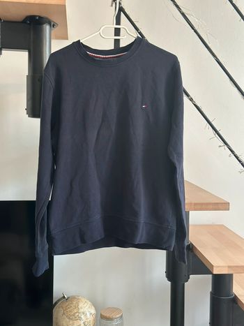 Sweat Tommy Hilfiger bleu marine col rond - Taille M