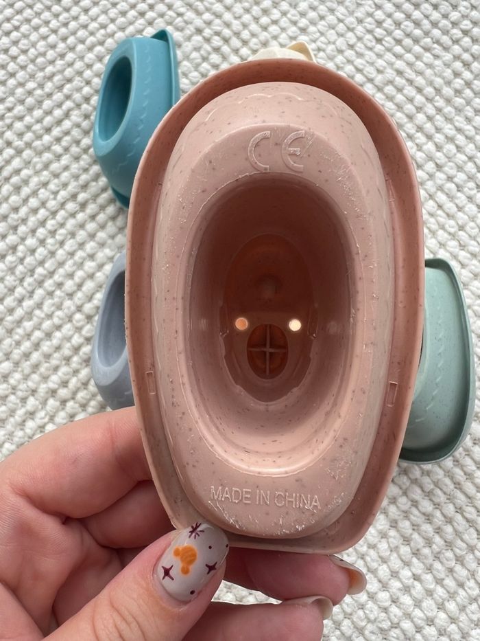 6 Bateaux arc-en-ciel pour le bain +9mois - photo numéro 4