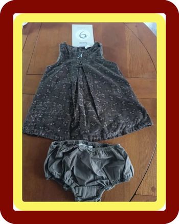 Robe avec bloomer 6 mois