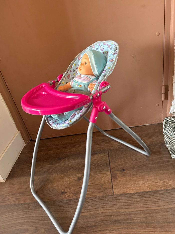 Trio Chaise haute, porte bébé, sac - Poupon - photo numéro 6