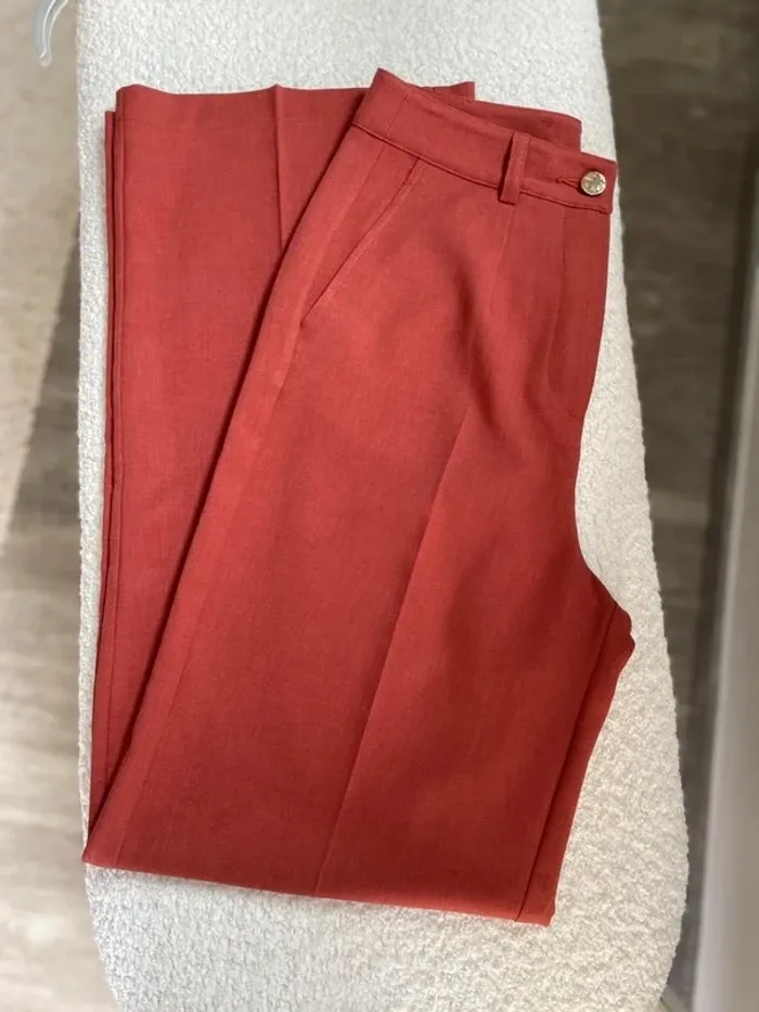 Pantalon fluide neuf cache cache style pantalon Martin Sezane - photo numéro 1