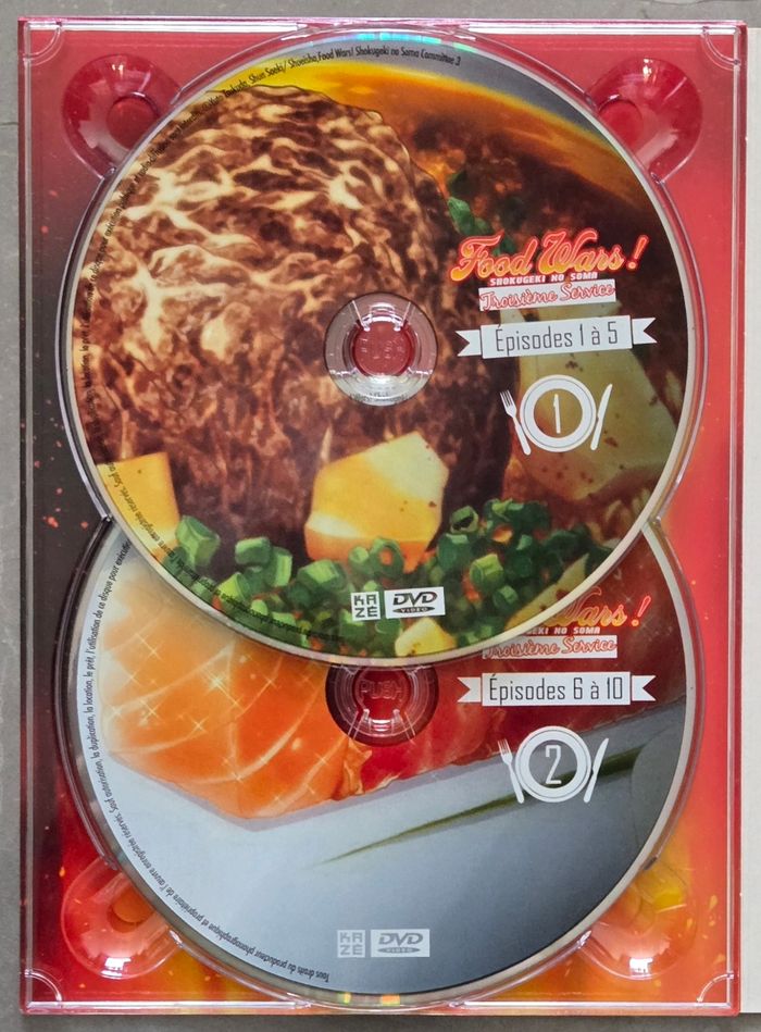 Food Wars Shokugeki No Soma (Troisième Service) Dvd d'occasion en très très bon état comme neuf - photo numéro 8