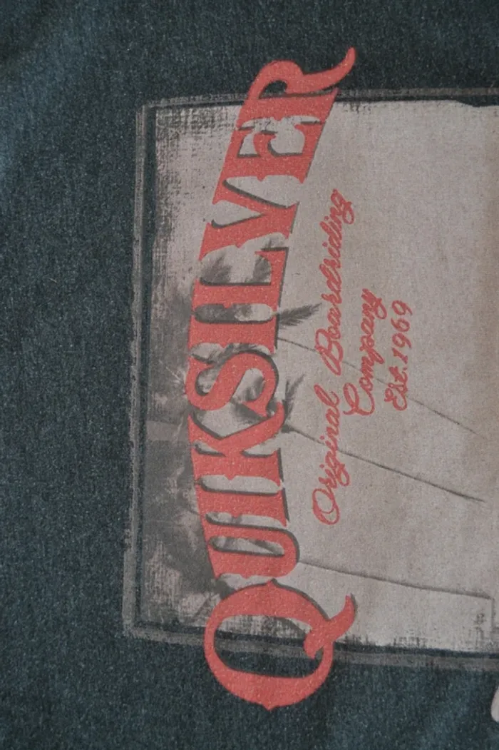 Tee-shirt Quiksilver gris Taille M - photo numéro 4