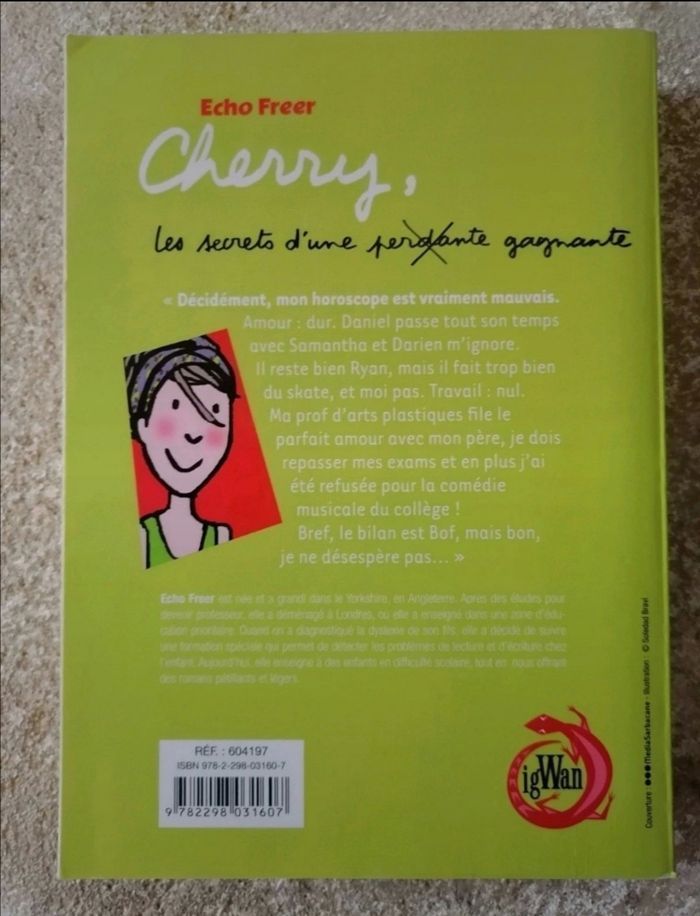Livre "Cherry Les secrets d'une (perdante) gagnante" de Echo Freer - photo numéro 2