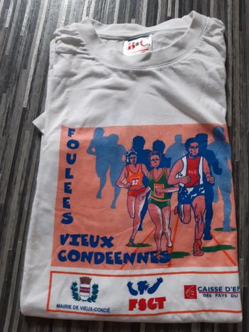 Tee-shirt collector foulées vieux condeennes