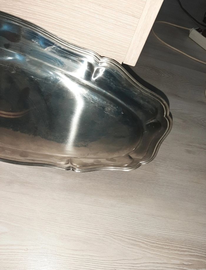 Grand plat de service ovale Guy Degrenne - Inox 18/10 - photo numéro 8