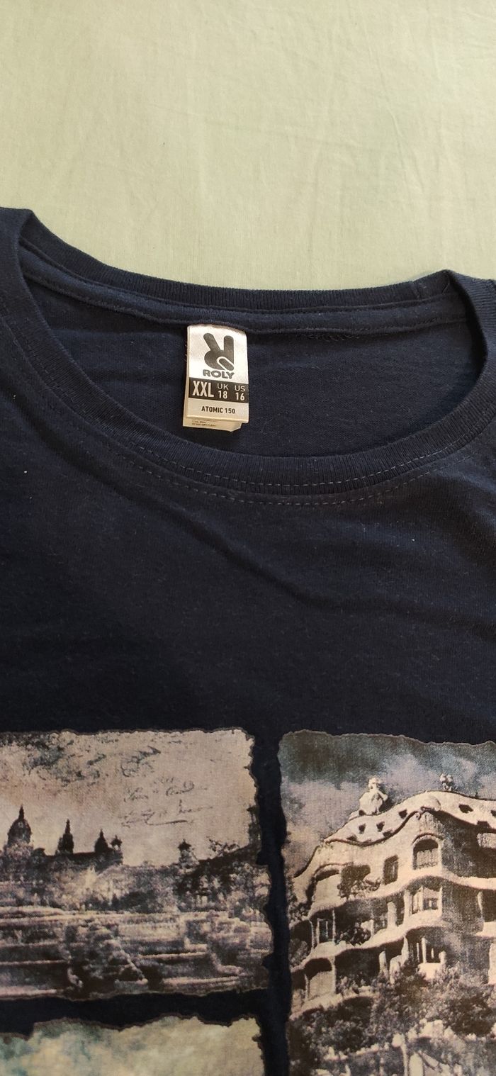 T-shirt homme taille XXL neuf, Barcelone - photo numéro 4