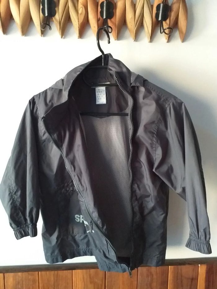 Coupe vent et pluie gris - photo numéro 3