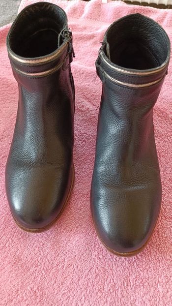 Bottines bi-matieres, 35
