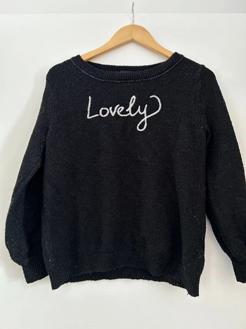 Pull en maille noir