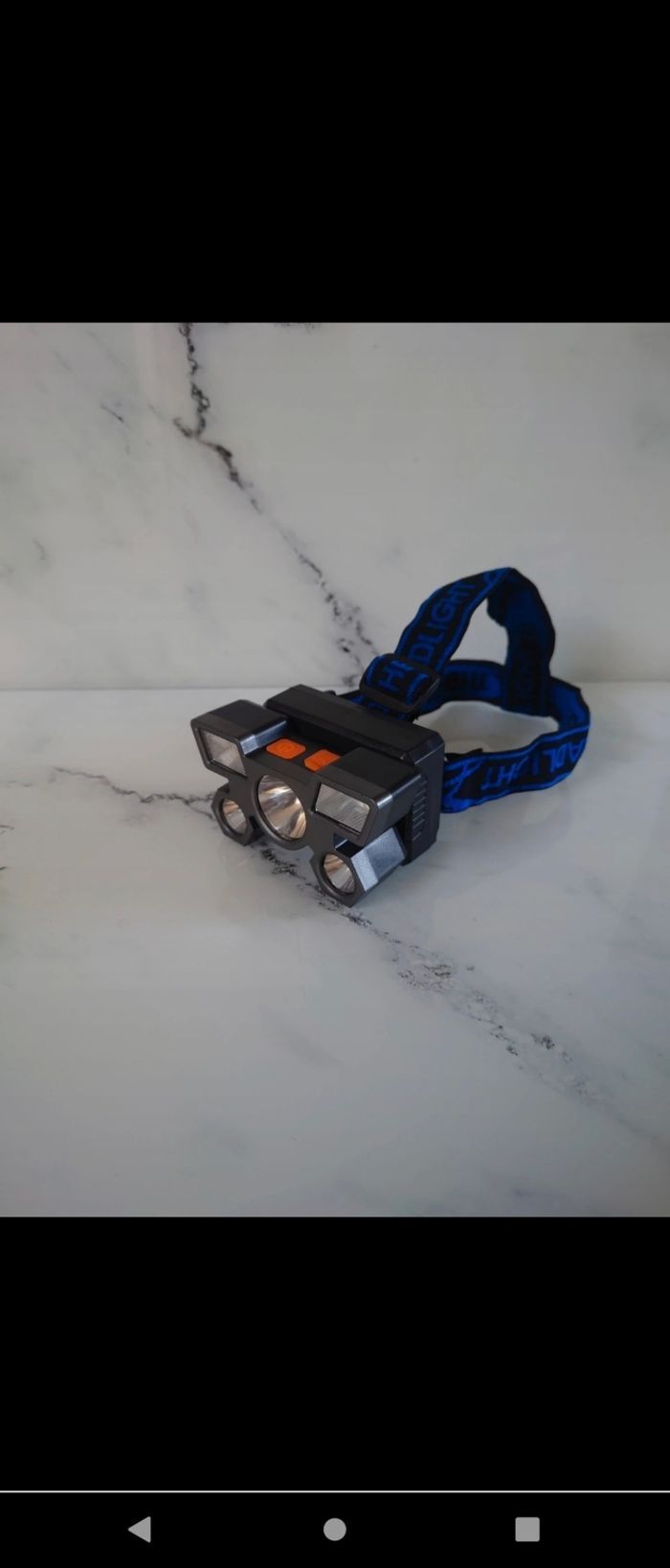 Lampe frontale LED ultra puissante rechargeable – multi modes - photo numéro 9