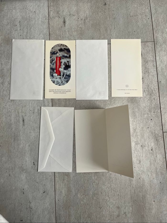 Lot 3 cartes Noël nouvel an - photo numéro 3