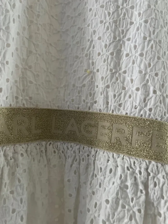 Robe blanche Karl Lagerfeld 14 ans ( xxs) - photo numéro 3