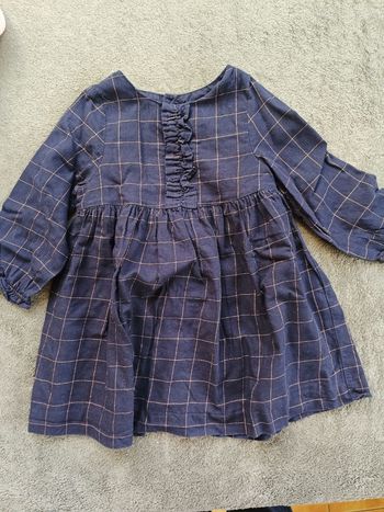 Robe à carreaux Jacadi 2ans