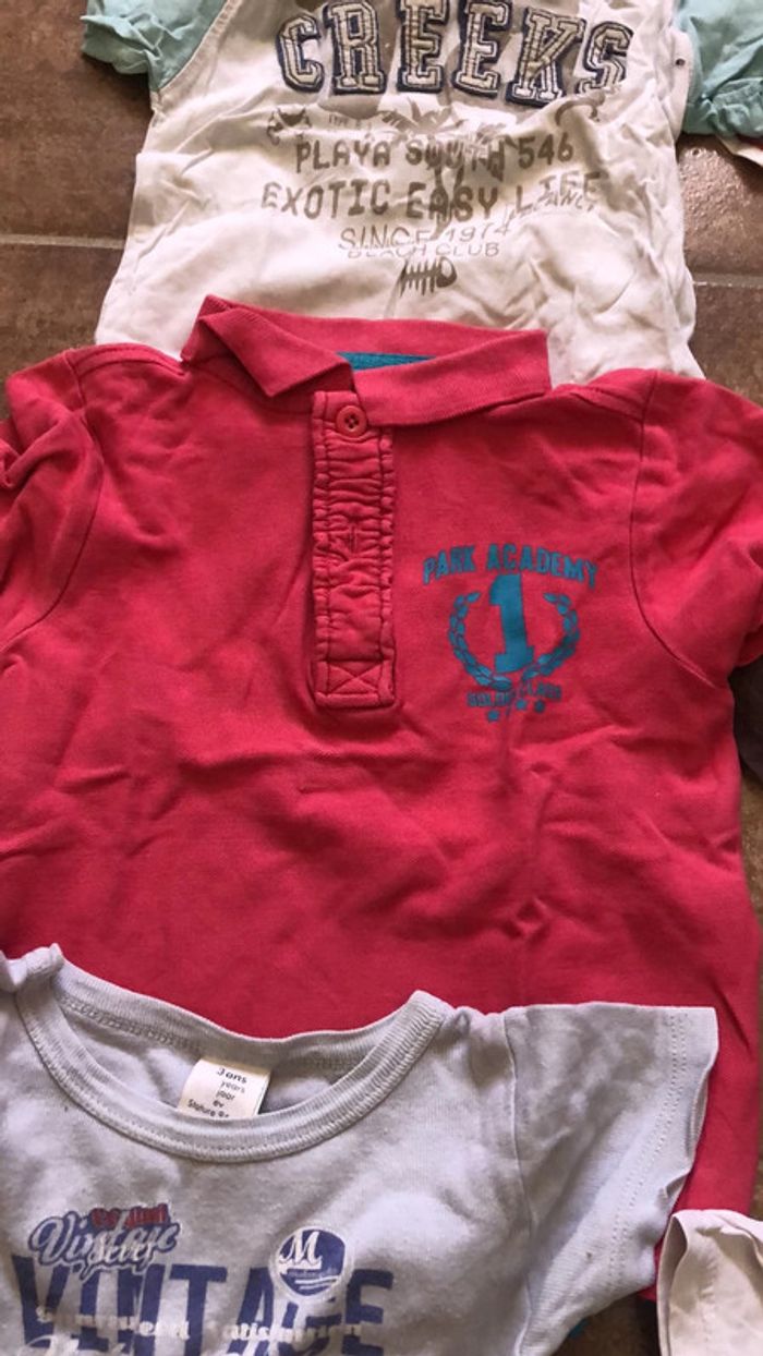 Lot tee-shirts 👕 3A (9 pièces) - photo numéro 8