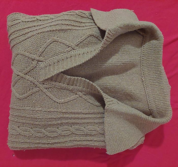 Pull manche longue avec franges