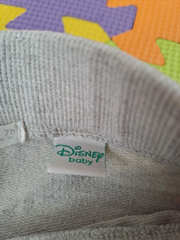 Ensemble pantalon pull Mickey gris clair, Disney baby, taille 9/12 mois (78 cm) - photo numéro 8