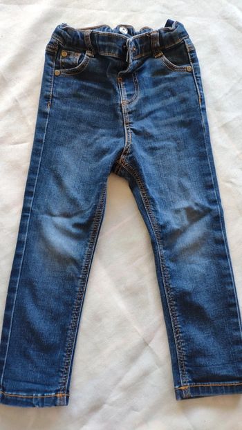 Pantalon jean tape a l'oeil 23 mois réglable à la taille