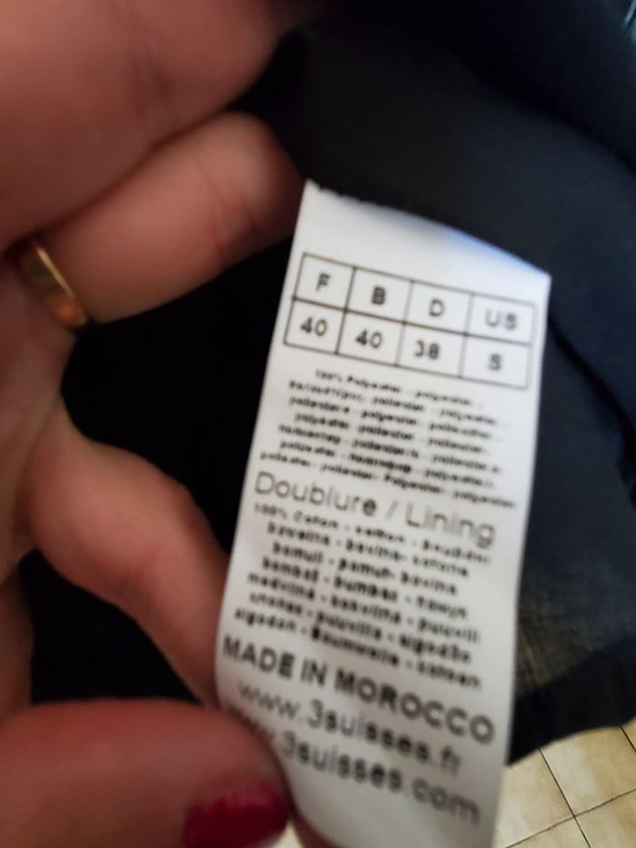Robe longue noire sans manche 3 Suisses Taille 40 - photo numéro 5