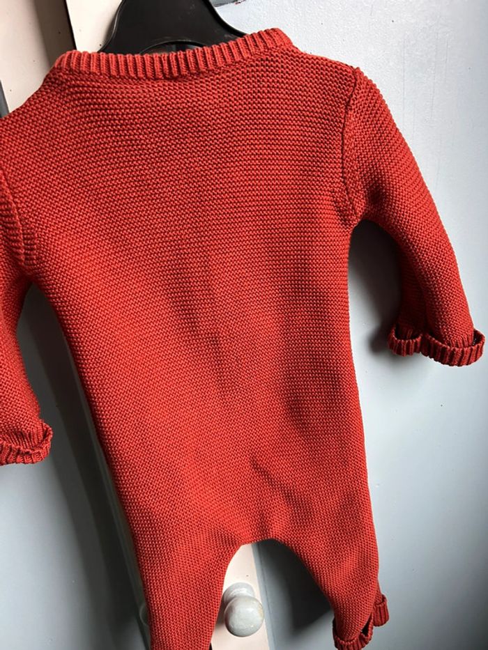 Combinaison maille Marron, 3 mois, zeeman - photo numéro 7